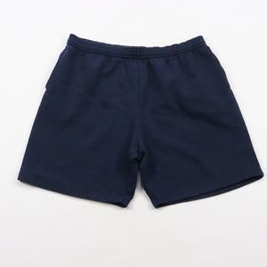 Vintage Jerzees Blank Sweatpants Shorts Navy Blue